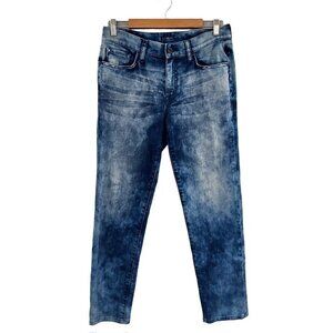 Jacob Davis Size 27 Womens Jeans Acid Wash Stretch Tapered Leg